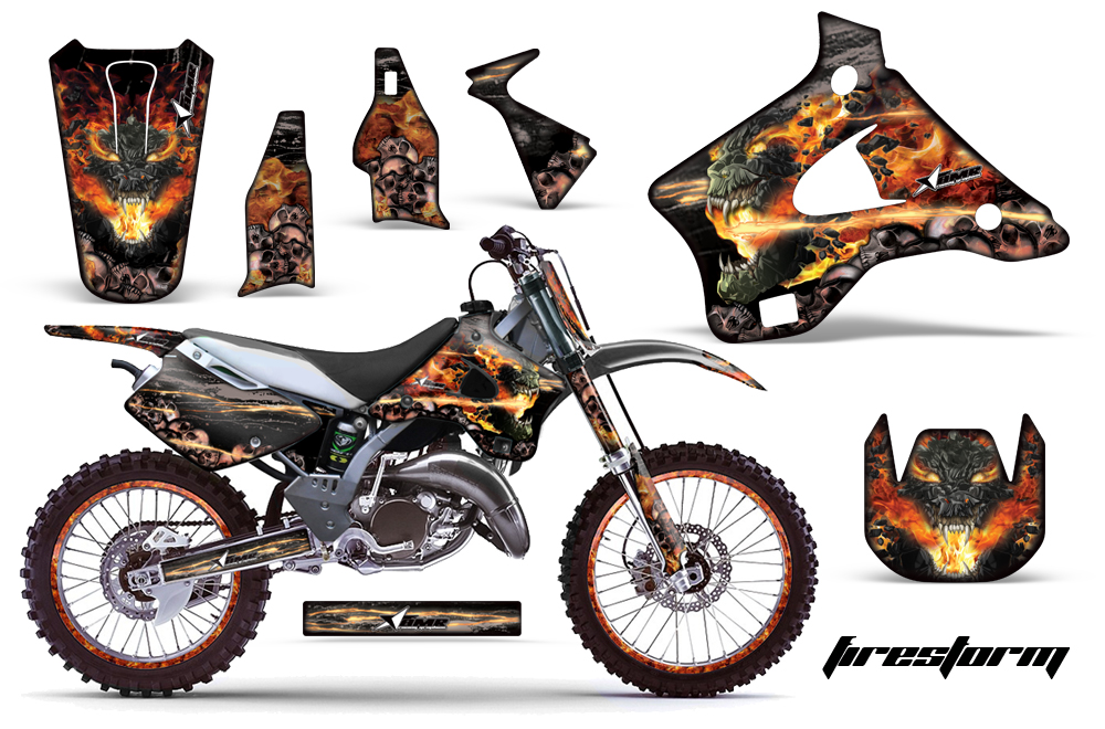 Kawasaki KX125 KX250 94-98 Graphics Kit FS B NPs